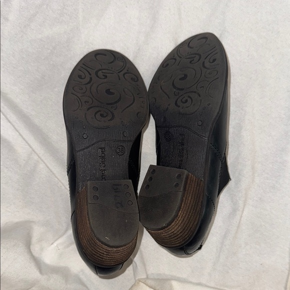 Josef Seibel Black Leather Ankle Boots with Medium Heel Size 38 - Picture 8 of 12